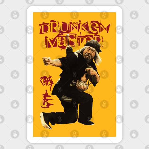 The Drunken Master Sticker by Blind Ninja